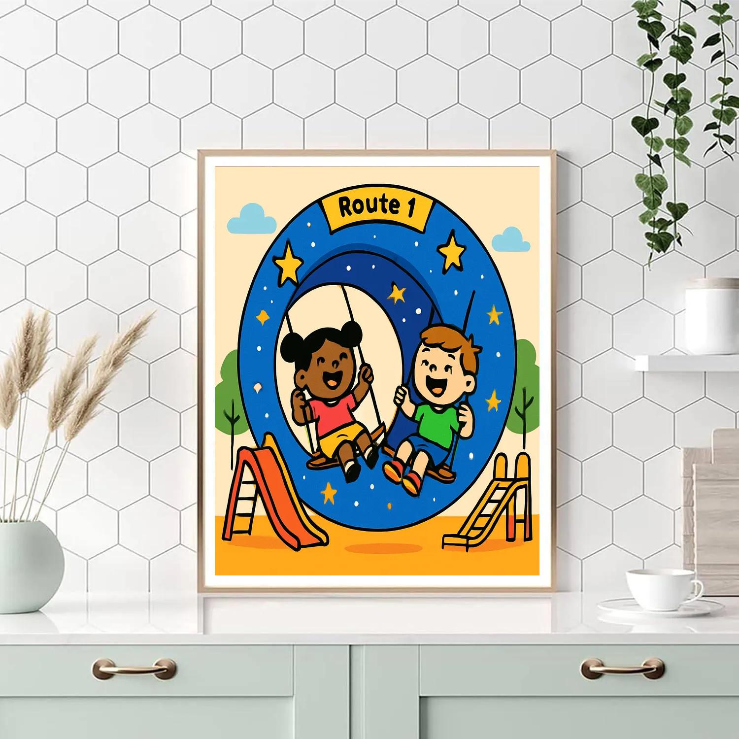 Stargate Swing Set DIY paint by numbers