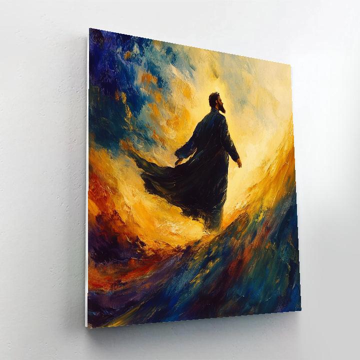 El Greco Inspired Towering Pilgrim painting number kit