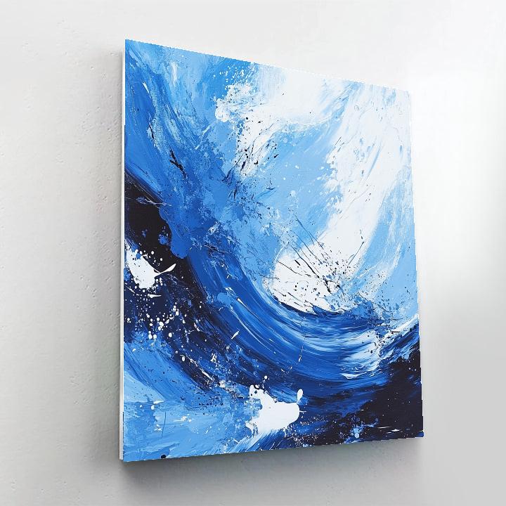 Pollock Inspired River Rush Painting by numbers kit