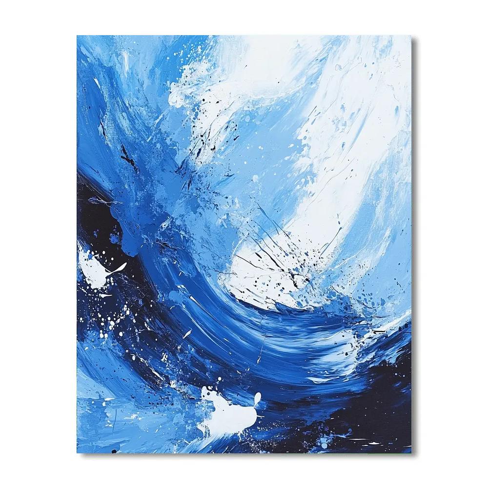 Pollock Inspired River Rush Painting by numbers kit