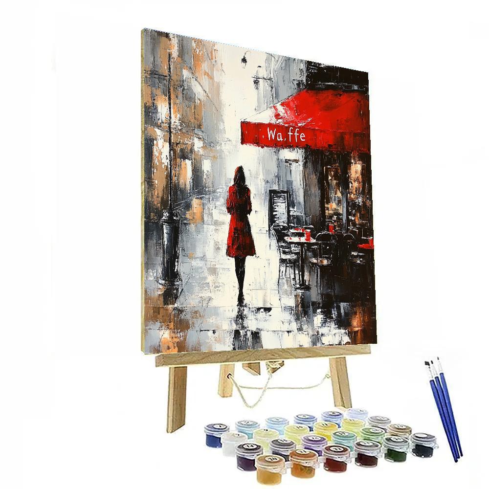 Manet Inspired Cafe Scene Paint by numbers art