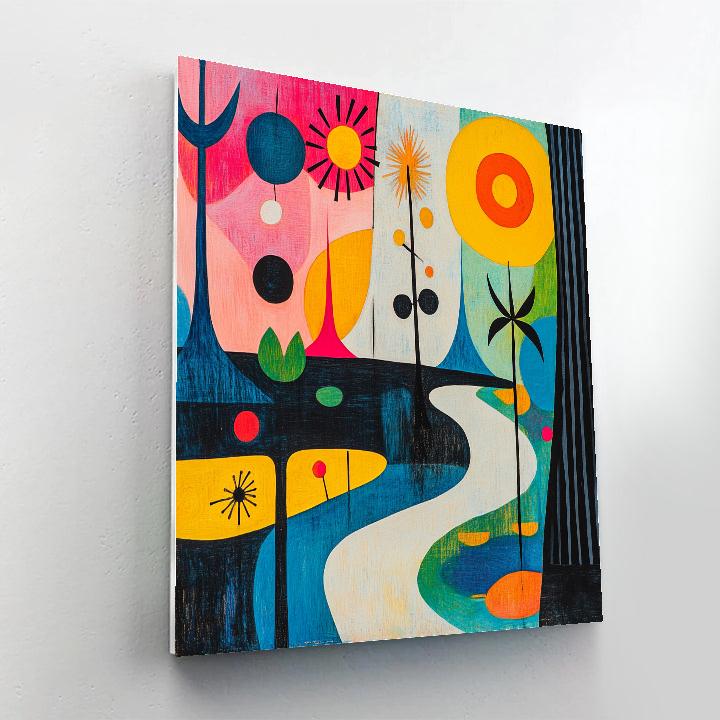 Miró Inspired Dream Garden Painting by numbers kit
