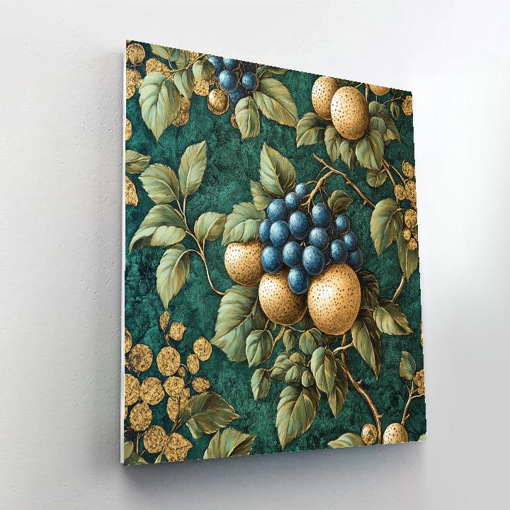 Klimt Inspired Golden Still Life DIY paint by numbers