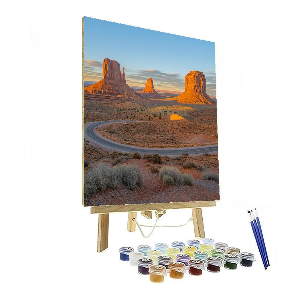 Monument Valley Viewpoint St George United States paint by numbers