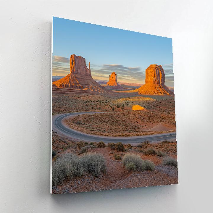 Monument Valley Viewpoint St George United States paint by numbers