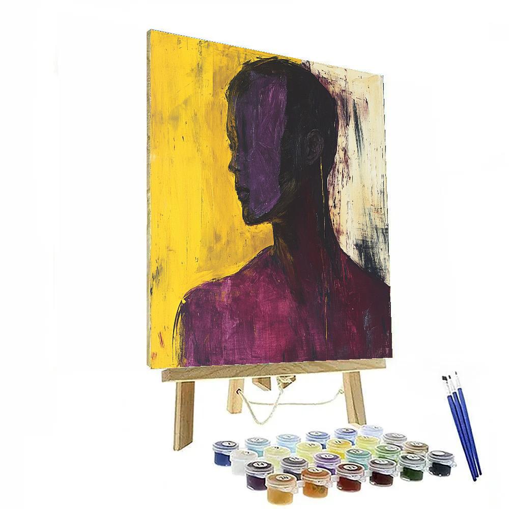 Francis Bacon Inspired Portrait Of Fear paint by numbers