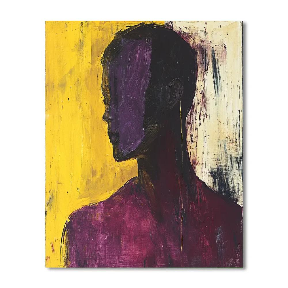 Francis Bacon Inspired Portrait Of Fear paint by numbers