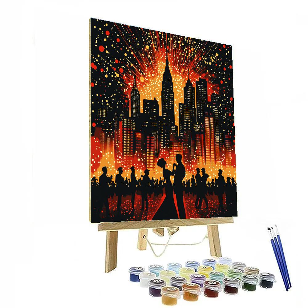 Toulouse Lautrec Inspired Nightclub Numbered painting kits