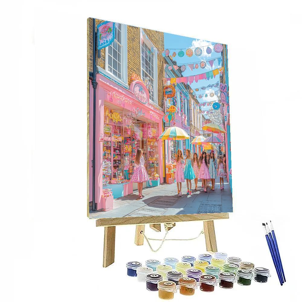 Harajuku Fashion Street Tokyo Japan paint by number