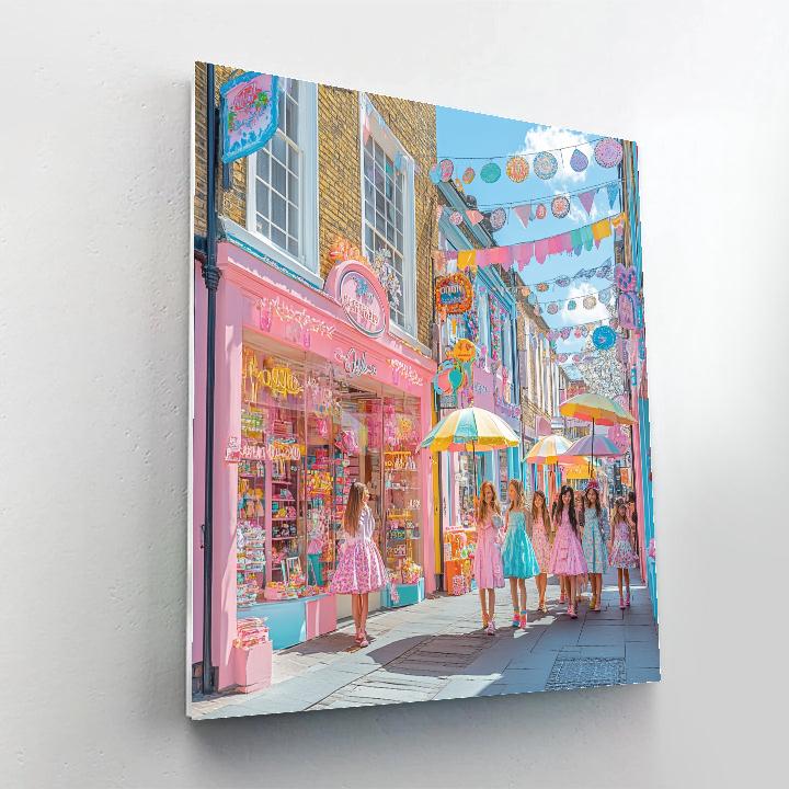 Harajuku Fashion Street Tokyo Japan paint by number