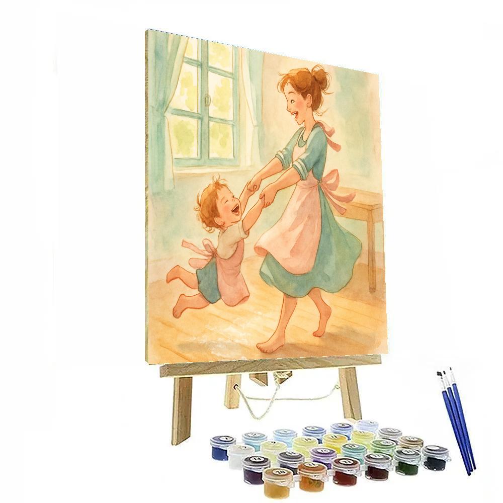 Kitchen Dance Morning paint by numbers