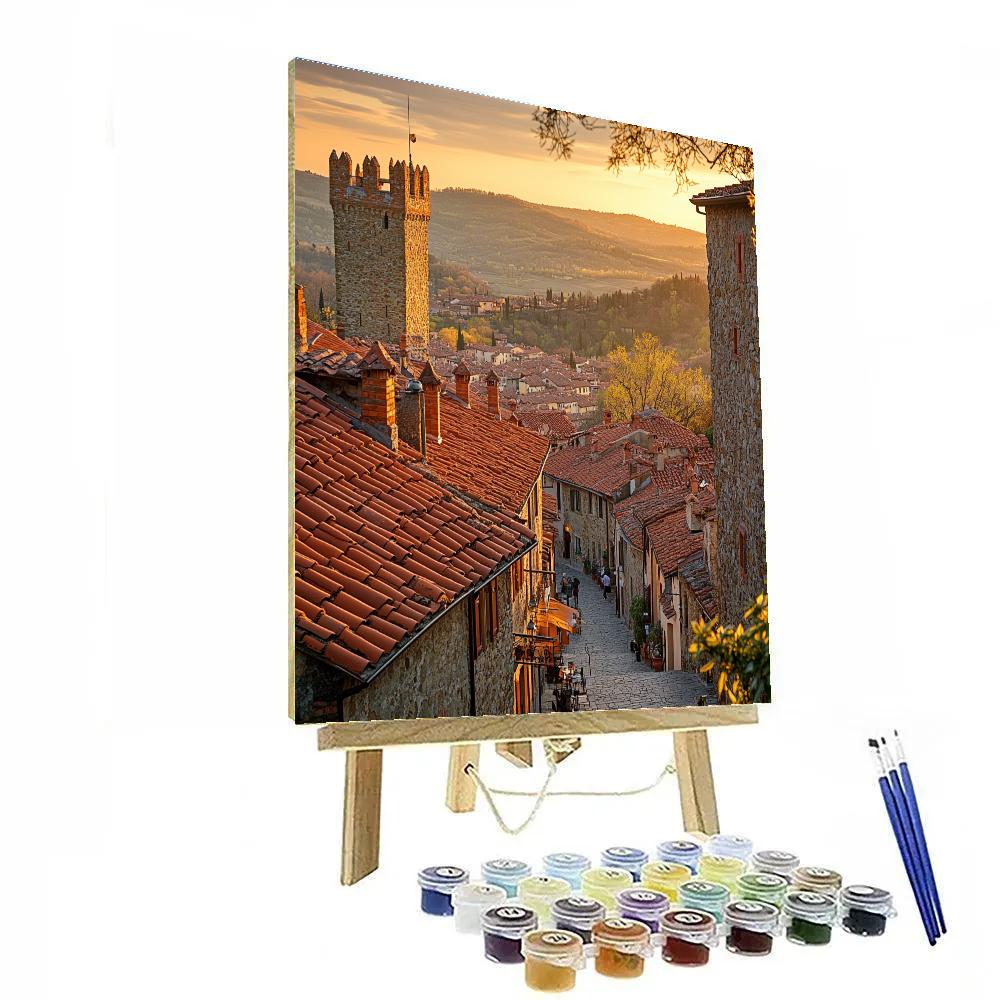 Castle Hill Urban Lookout Tallinn Estonia paint by numbers