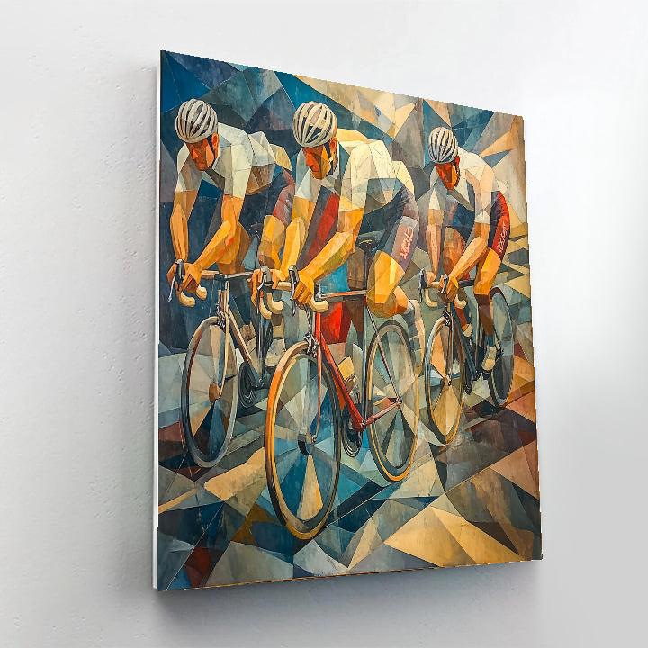 Picasso Inspired Bicycle Riders Painting by numbers kit