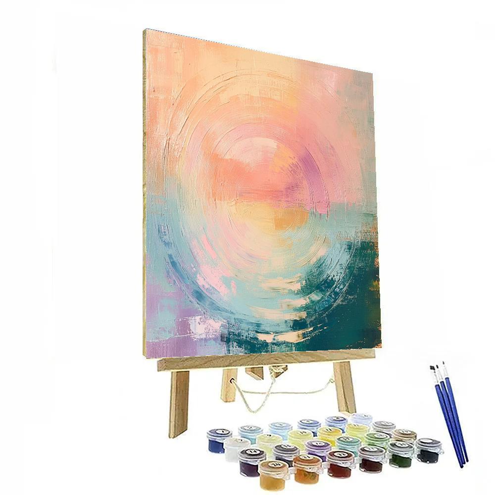 Tea Time Echoes Number painting