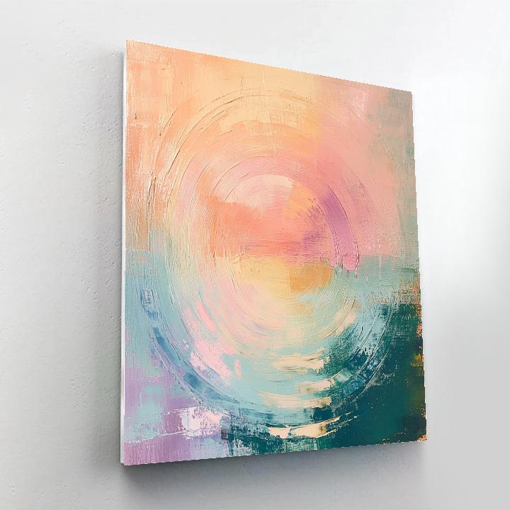 Tea Time Echoes Number painting