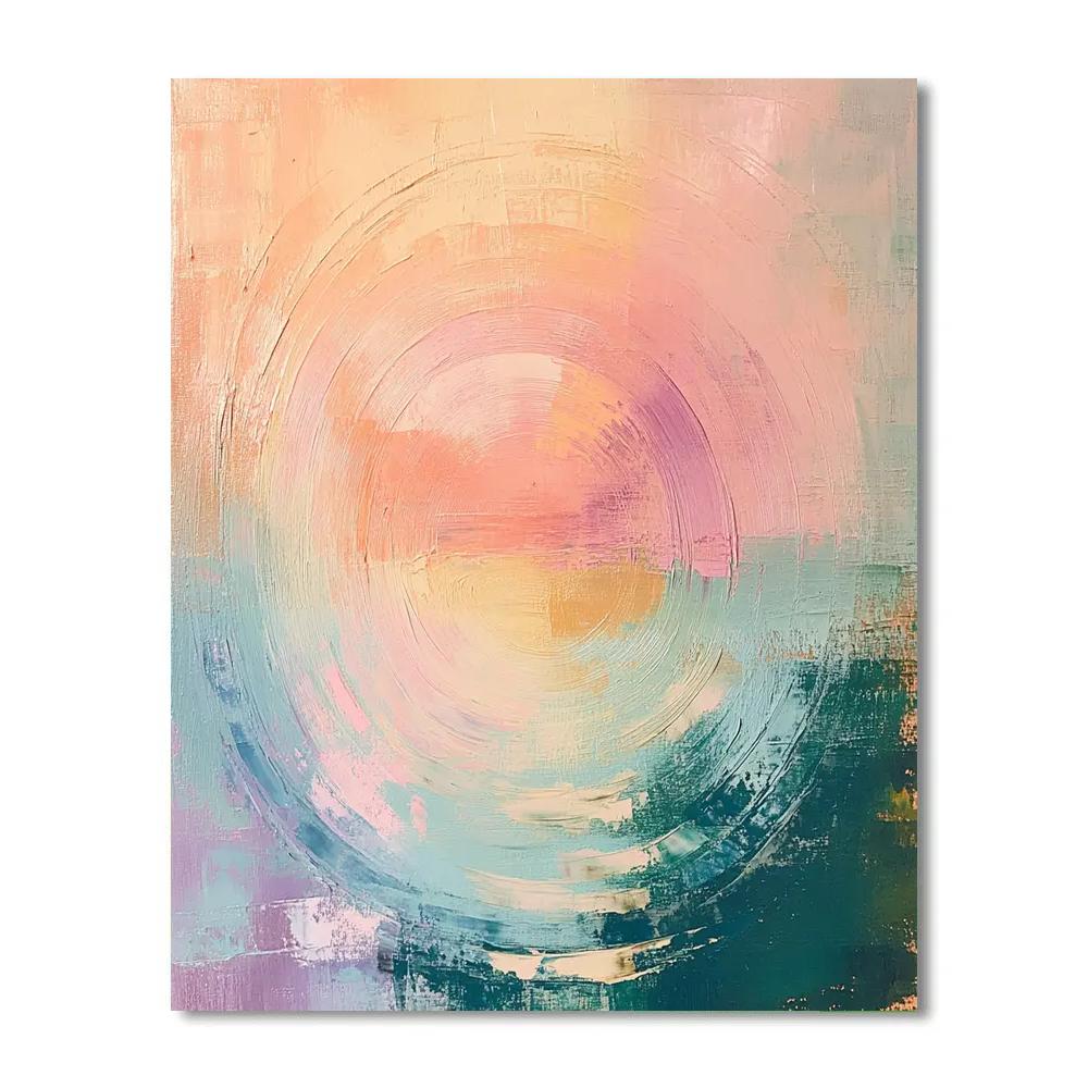 Tea Time Echoes Number painting