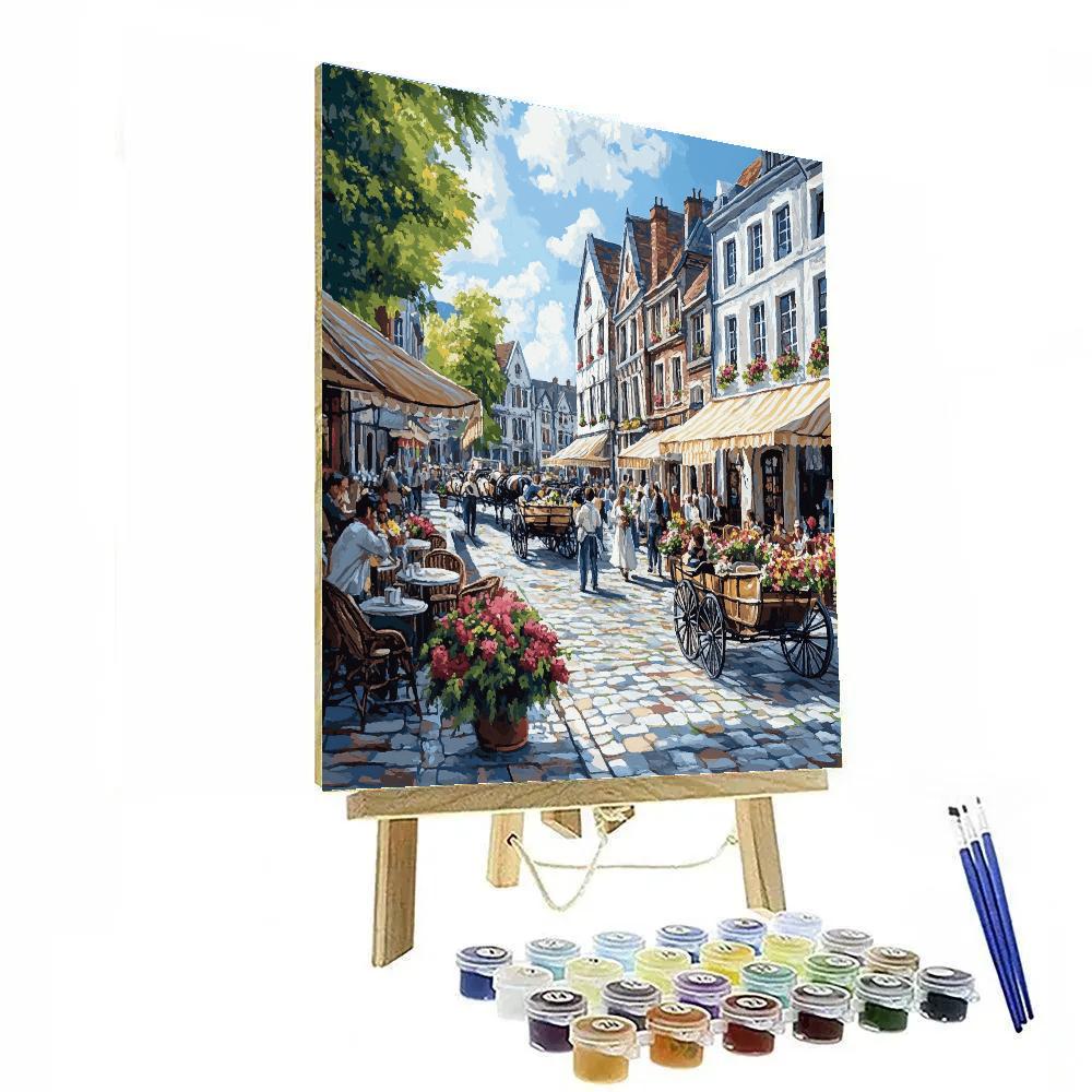 Market Square Life Krakow Poland DIY paint by numbers