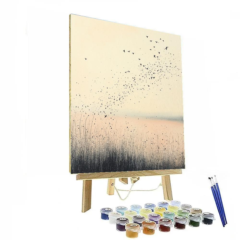 Quiet Ballet Of Dust paint by color