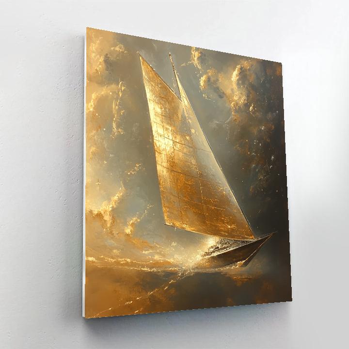 Turner Inspired Solar Sail Paint by numbers kits