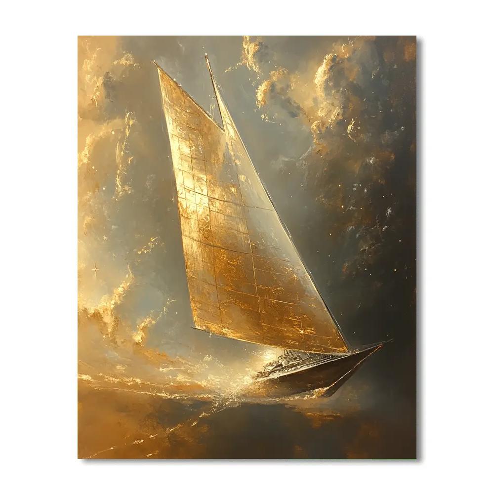 Turner Inspired Solar Sail Paint by numbers kits