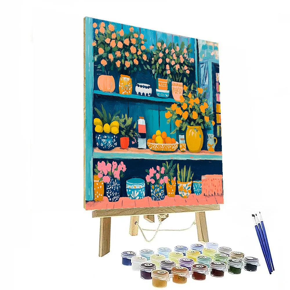 Matisse Inspired Market Stall Painting by numbers kit