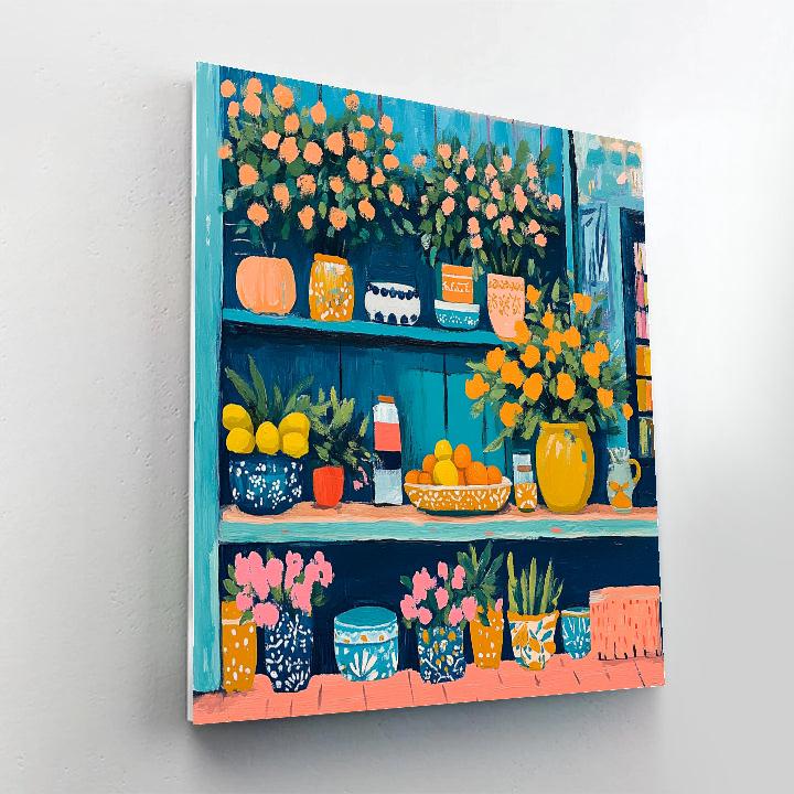 Matisse Inspired Market Stall Painting by numbers kit