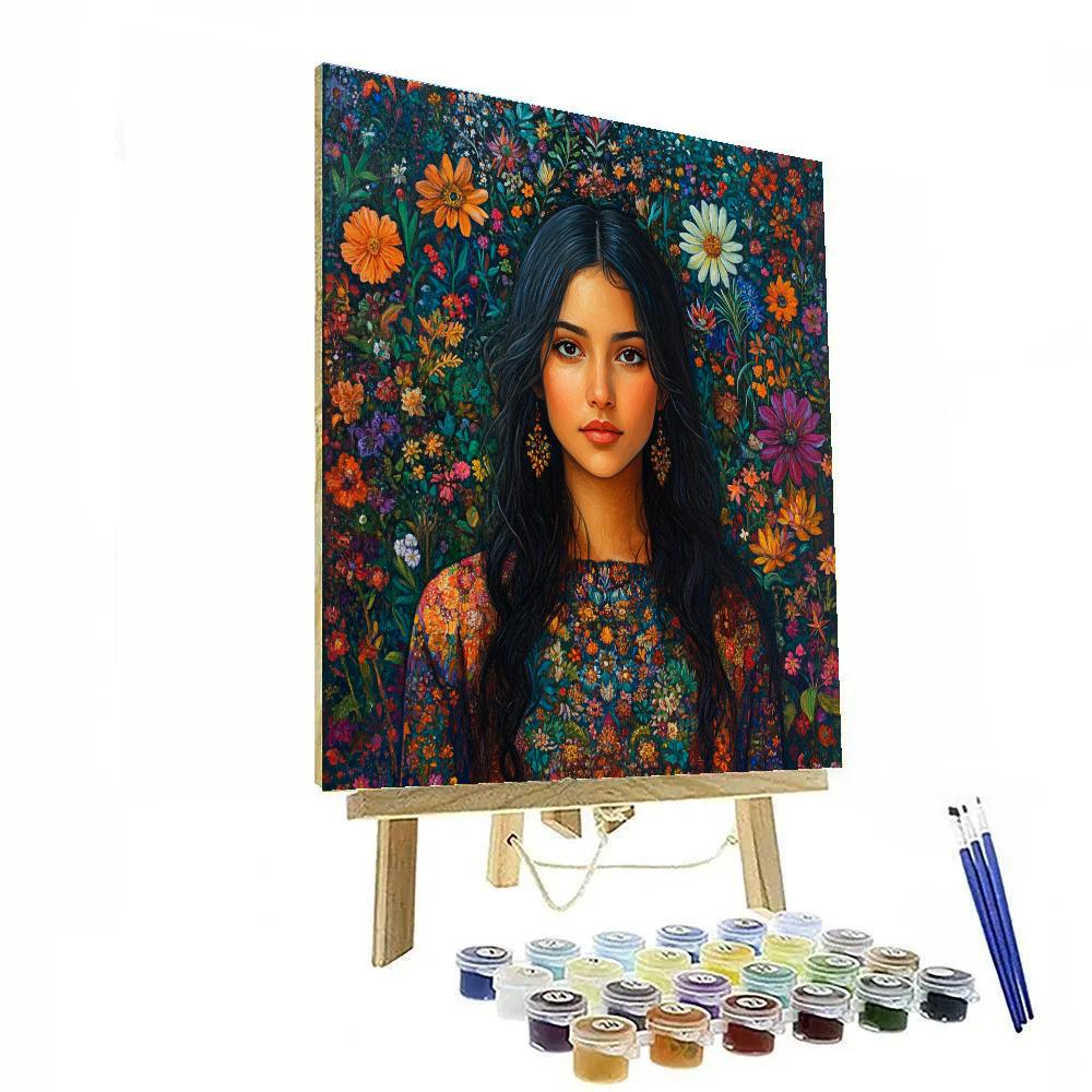 Frida Kahlo Inspired Memory Garden painting number kit