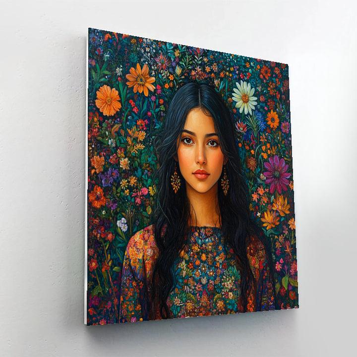 Frida Kahlo Inspired Memory Garden painting number kit