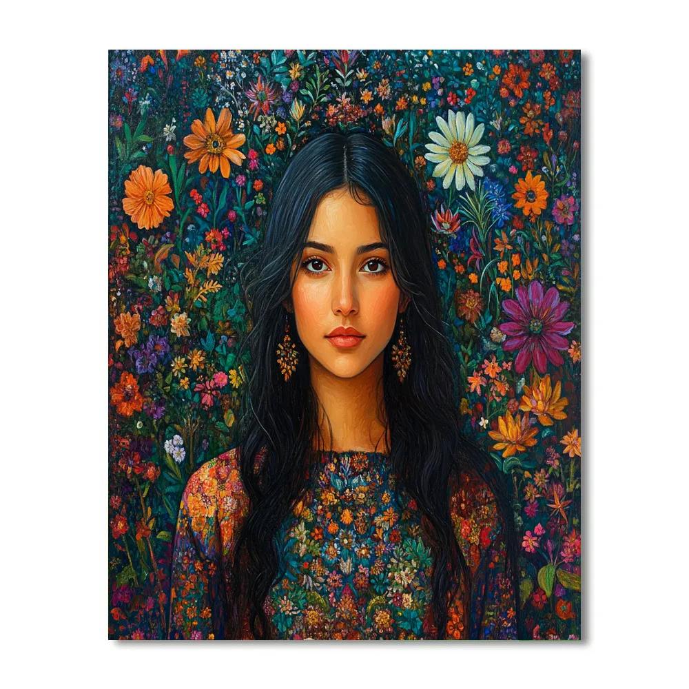 Frida Kahlo Inspired Memory Garden painting number kit