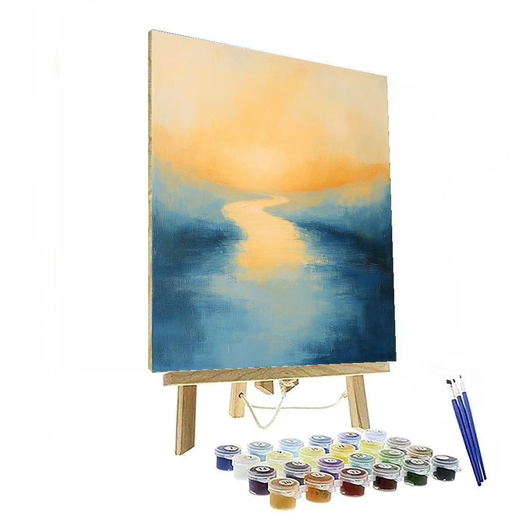 Hourglass Haze painting number kit