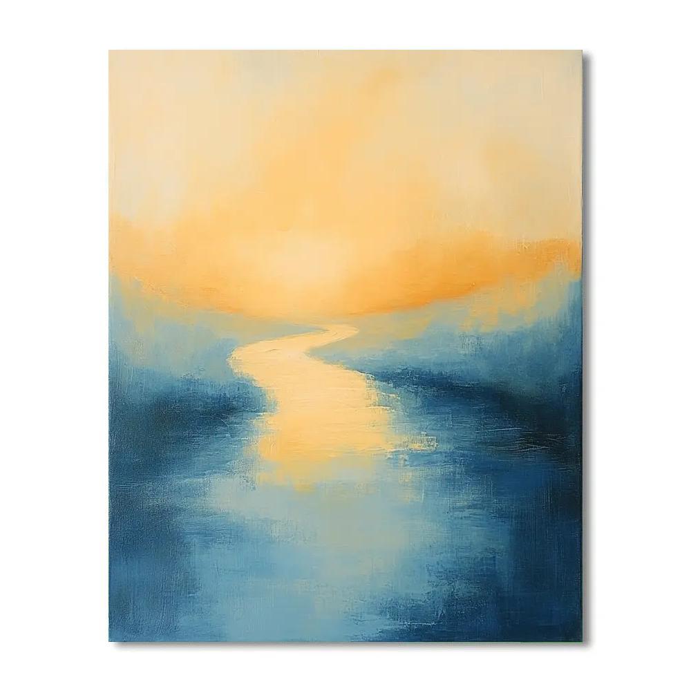 Hourglass Haze painting number kit