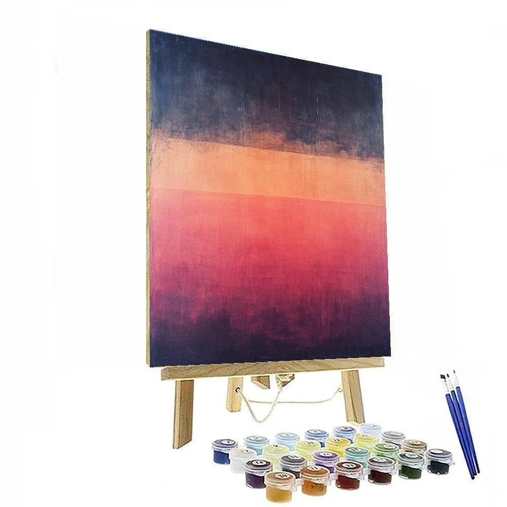 Rothko Inspired Twilight Field paint by number