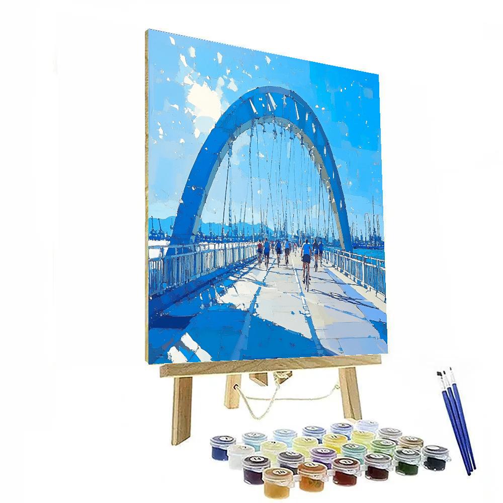 Harbor Bridge Walk Auckland New Zealand Number painting