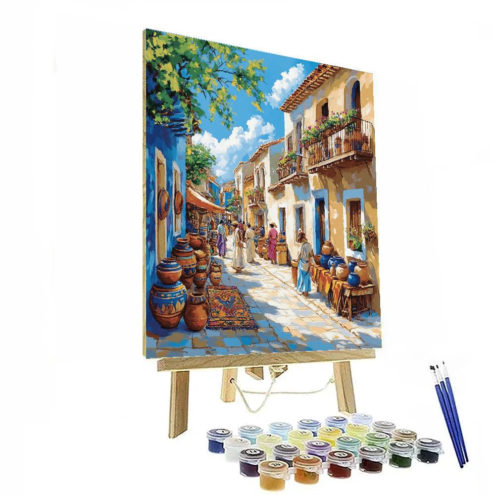 Artisan Alley Oaxaca Mexico painting number kit