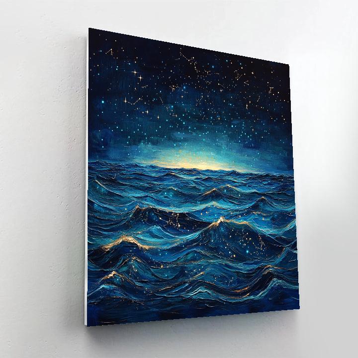 Edgar Degas Inspired Oceanic Constellations DIY paint by numbers