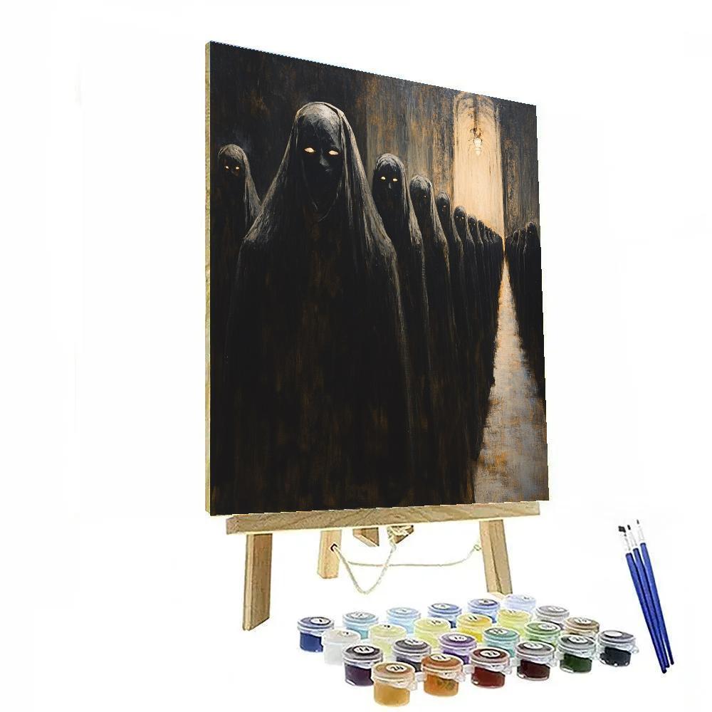 Goya Inspired Phantom Masquerade DIY paint by numbers