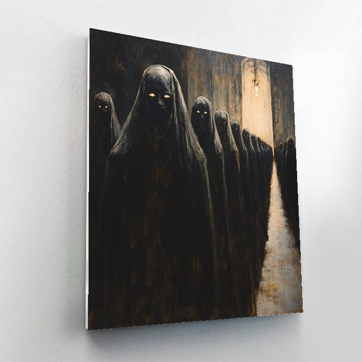 Goya Inspired Phantom Masquerade DIY paint by numbers