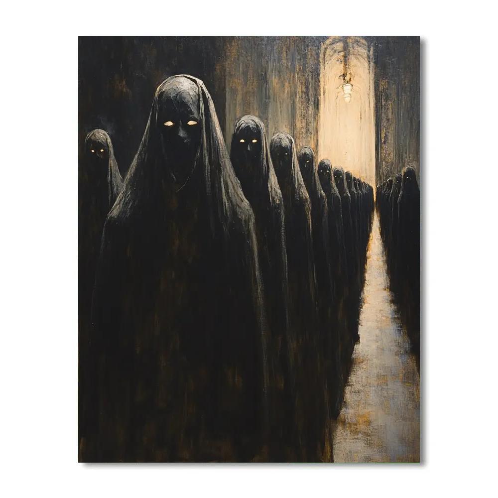 Goya Inspired Phantom Masquerade DIY paint by numbers