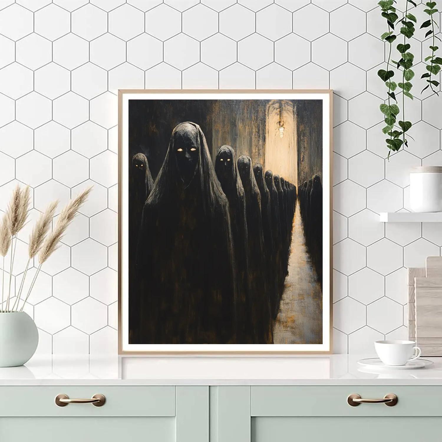 Goya Inspired Phantom Masquerade DIY paint by numbers