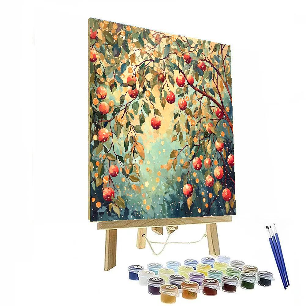 Edgar Degas Inspired Celestial Orchard paint by numbers