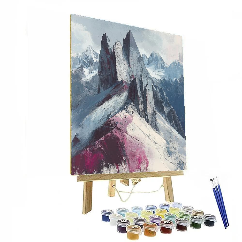 Edgar Degas Inspired Mountain Echoes painting number kit