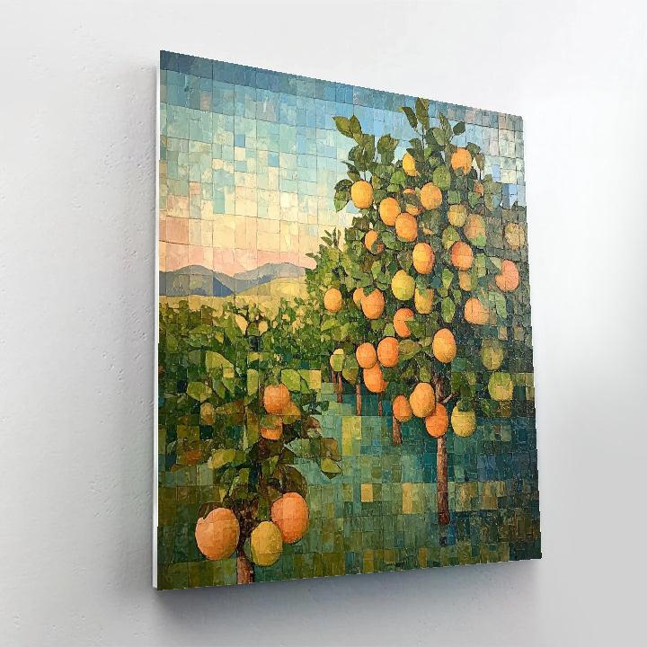 Cezanne Inspired Orchard Study Paint by numbers kits