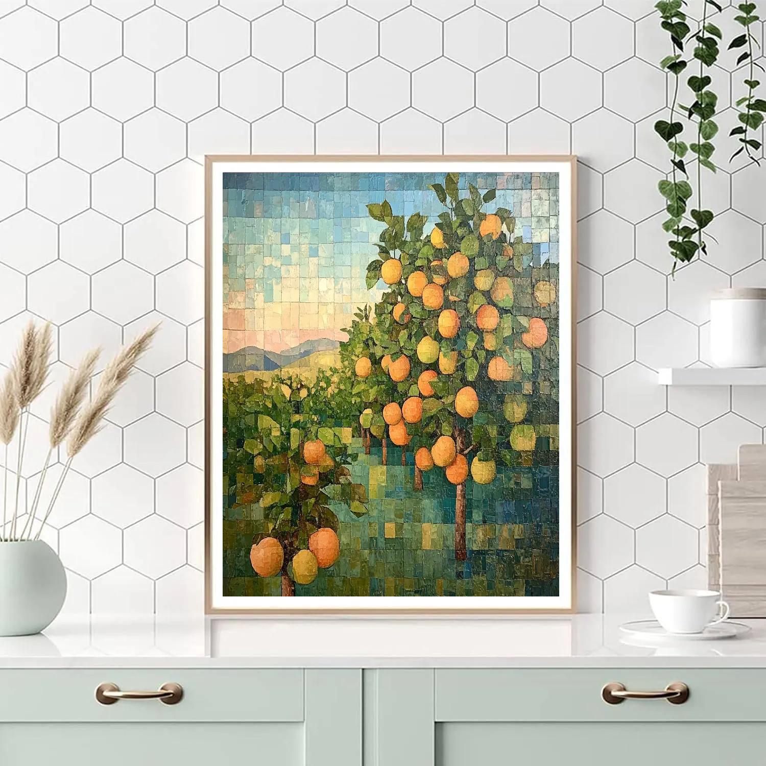 Cezanne Inspired Orchard Study Paint by numbers kits
