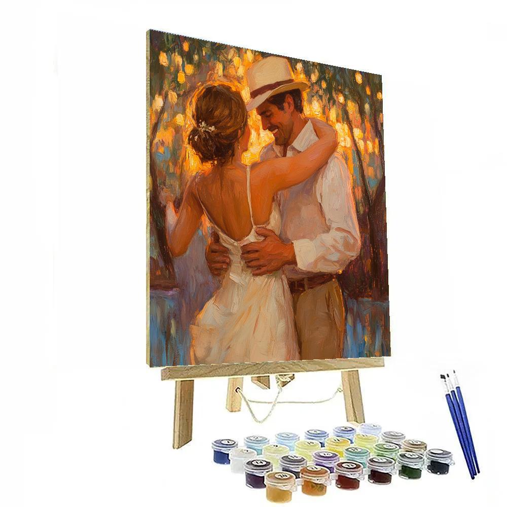 Renoir Inspired Sunset Dance Number painting