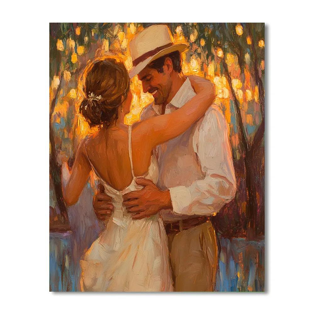 Renoir Inspired Sunset Dance Number painting