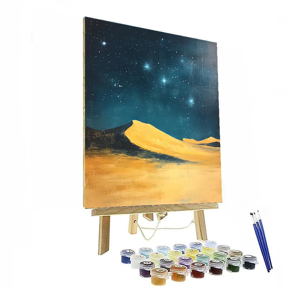 Edgar Degas Inspired Desert Starfield DIY paint by numbers