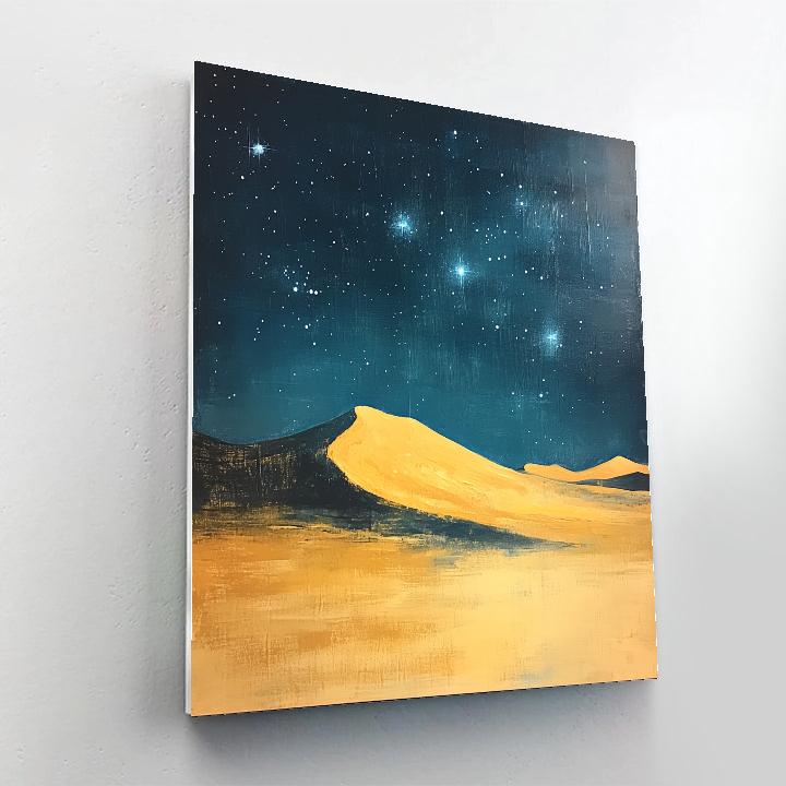 Edgar Degas Inspired Desert Starfield DIY paint by numbers
