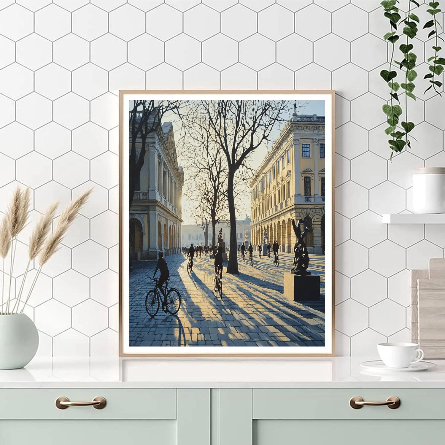 Museum Quarter Courtyard Amsterdam Netherlands paint by color