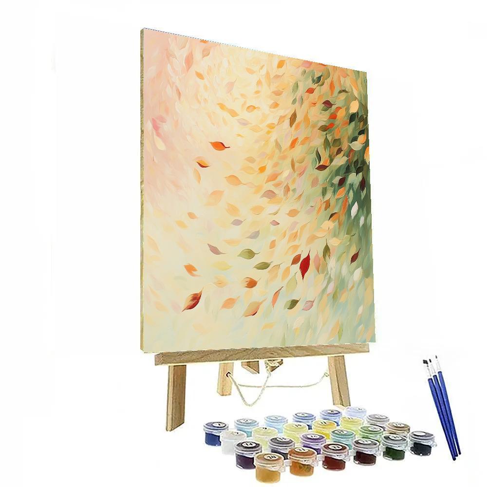 Edgar Degas Inspired Symphony Of Falling Leaves Paint by numbers kits