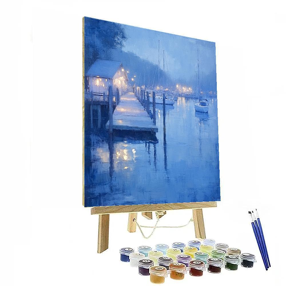 Whistler Inspired Dusk Wharf Numbered painting kits